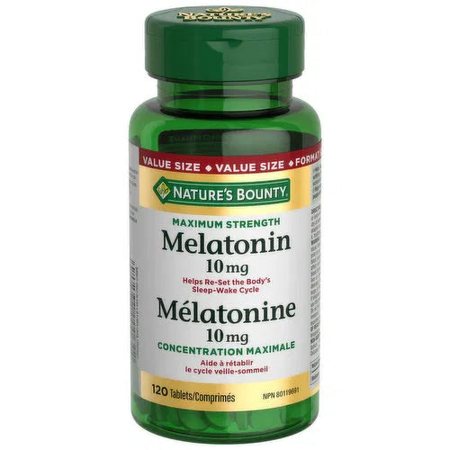 Natures Bounty - Melatonin 10mg, 120 Each