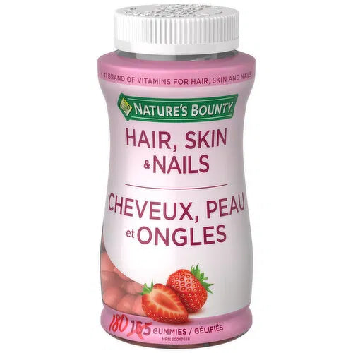 Nature's Bounty - Hair, Skin and Nails Gummies, 180 Each