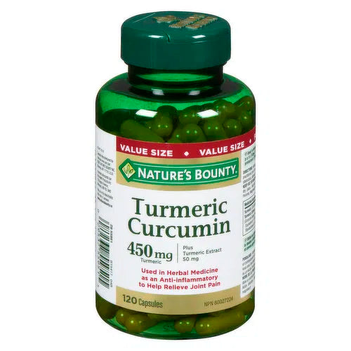 Nature's Bounty - Turmeric Curcumin 450mg, 120 Each