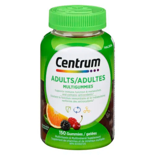 Centrum - Multigummies Cherry, Berry & Orange, 150 Gram