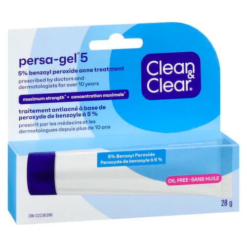 Clean & Clear - Persa-Gel 5% Maximum Strength, 28 Gram