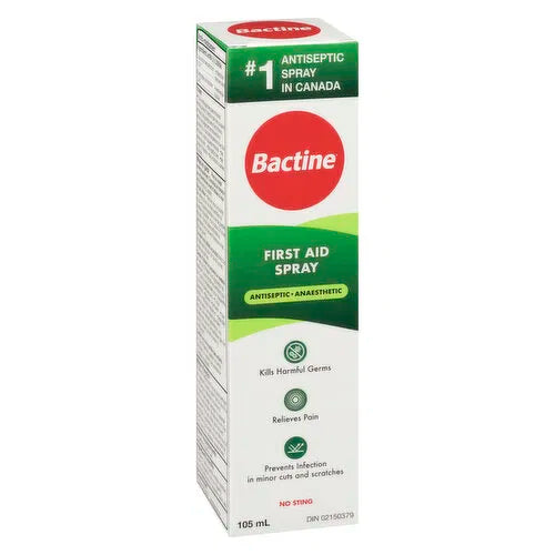 Bactine - First Aid Pump Spray Antiseptic, 105 Millilitre