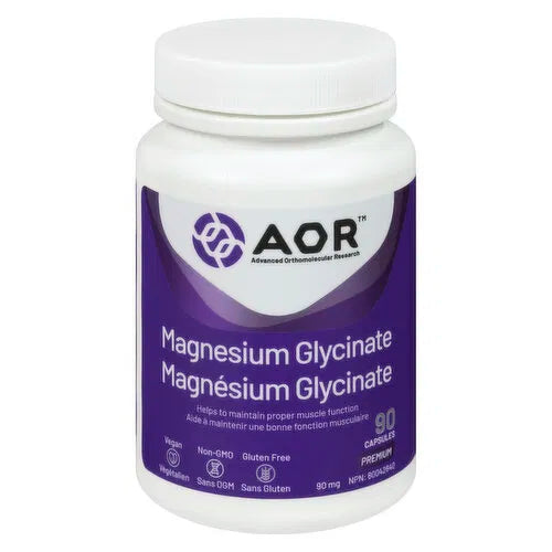 AOR - Magnesium Glycinate, 90 Each