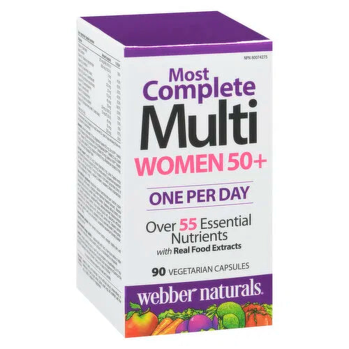 Webber Naturals - Women 50+ Most Complete Multi Vitamin, 90 Each