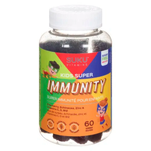 SUKU Vitamins - Kids Super Immunity Gummies, 60 Each