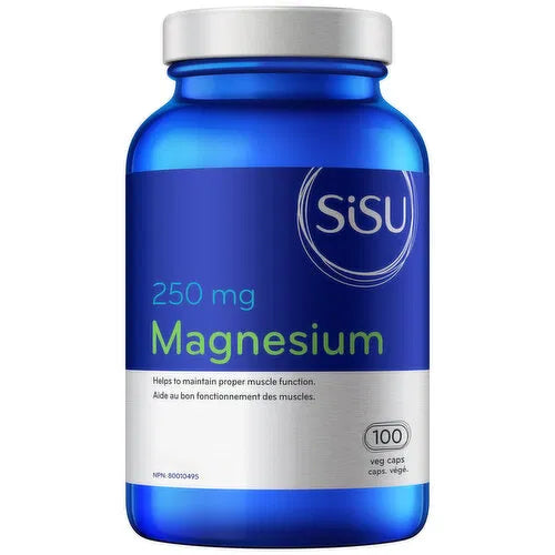 Sisu - Magnesium 250mg, 100 Each $26.99
