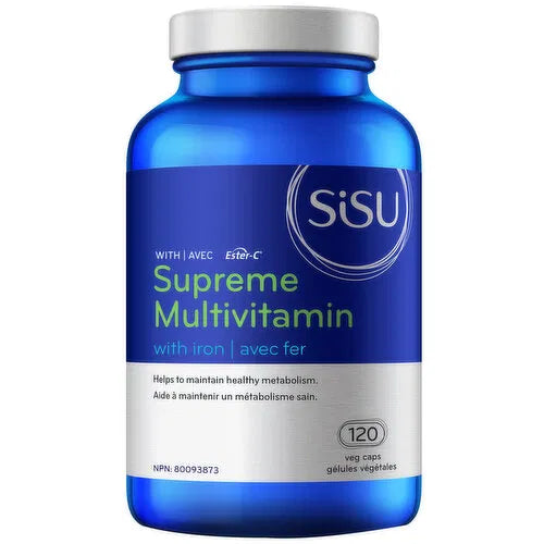 Sisu - Supreme Multivitamin with Iron, 120 Each