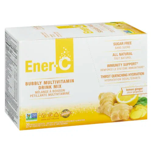 Ener-C - Sugar Free, Lemon Ginger, 30 Each