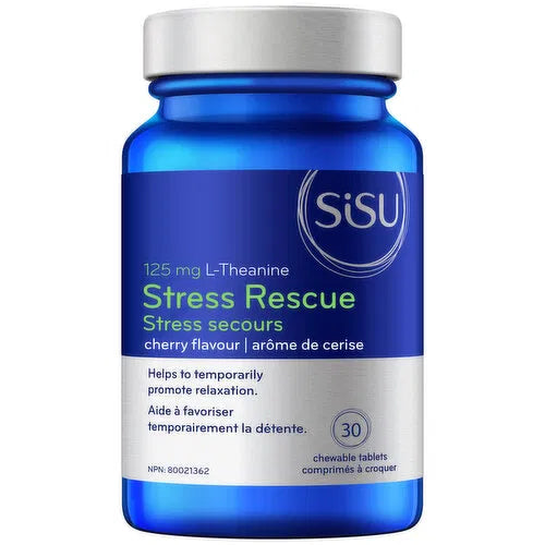 Sisu - Stress Rescue Cherry 125mg, 30 Each