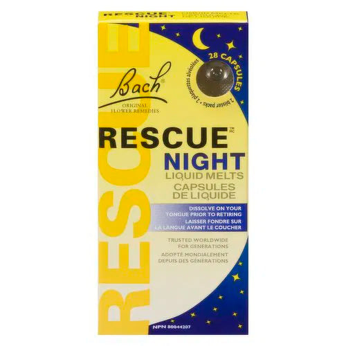 Bach - Rescue Night Liquid Melts, 28 Each