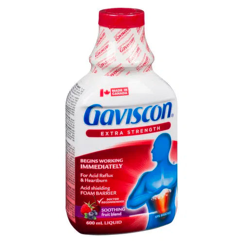 Gaviscon - Extra Strength Liquid Fruit, 600 Millilitre