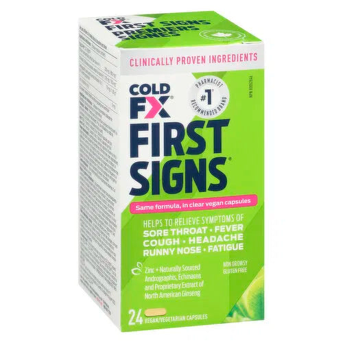Cold Fx - First Signs Capsules, 24 Each