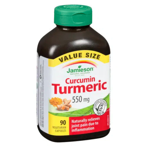 Jamieson - Curcumin Turmeric Capsules 550mg, 90 Each
