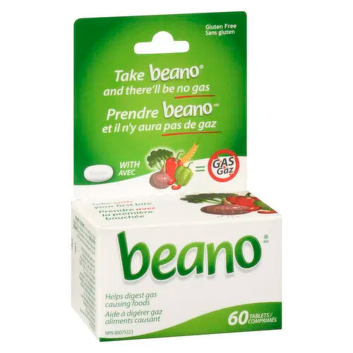 Beano - Alpha Galactosidase EnzymeTablets, 60 Each