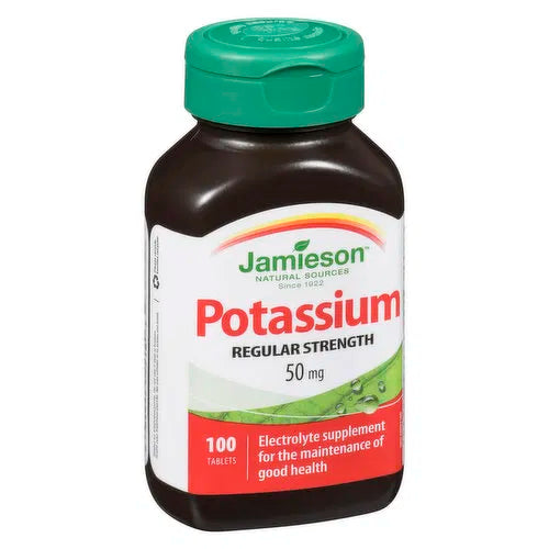 Jamieson - Potassium 50mg, 100 Each