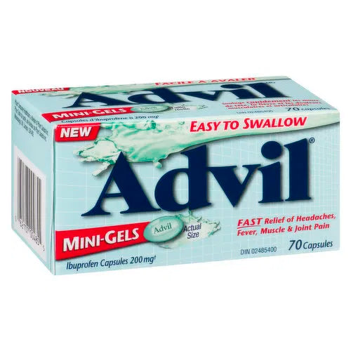 Advil - Mini-Gels Capsules, 70 Each