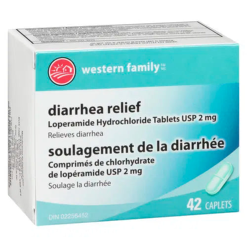 Western Family - Diarrhea Relief USP 2mg, 42 Each