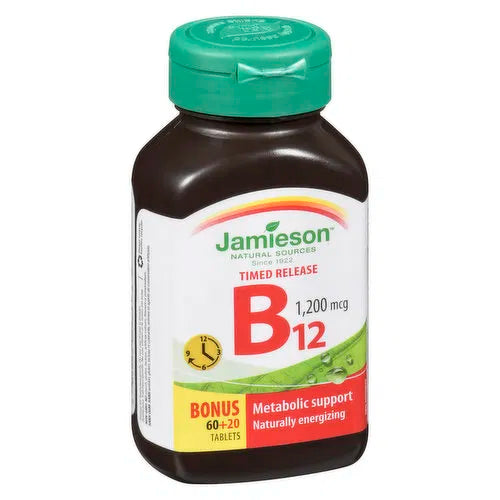 Jamieson - Vitamin B12 Timed Release, 80 Each