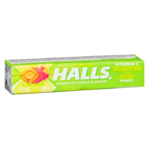 Halls - Cough Lozenges - Assorted Citrus, 1 Each