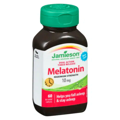 Jamieson - Maximum Strength Melatonin 10mg, 60 Each