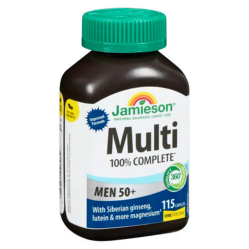 Jamieson - 100% Complete Men 50+ Multivitamin, 115 Each