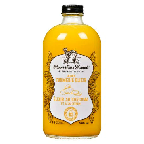 Moonshine Mamas - Lemon Turmeric Elixir, 500 Millilitre