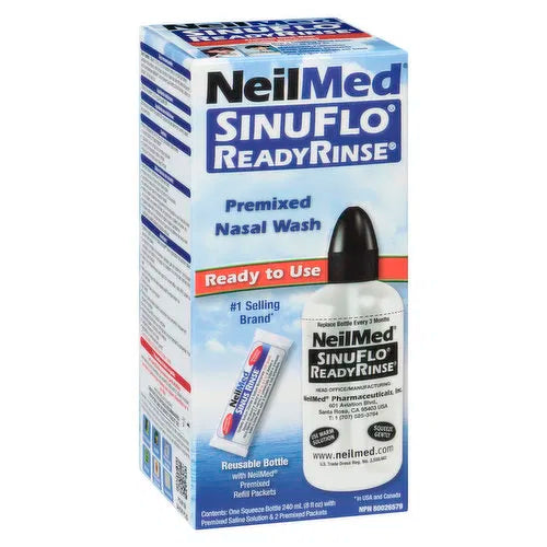 Neilmed - SinuFlo Ready Rinse - Ready to Use Kit, 240 Millilitre