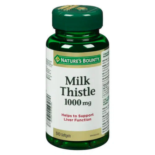 Natures Bounty - Milk Thistle 1000mg, 50 Each