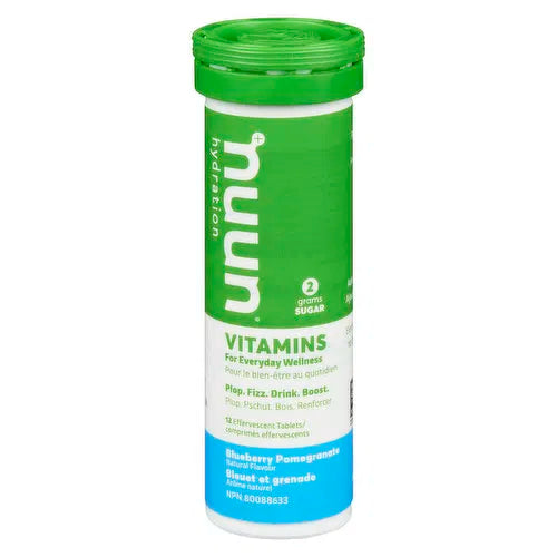 nuun - Vitamin Water Tablet - Hydration Blueberry Pom, 12 Each