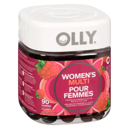 OLLY - Women's Gummy Multivitamin - Blissful Berry, 90 Each