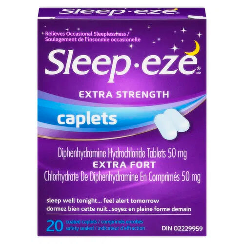 Sleep Eze - Extra Strength Caplets, 20 Each