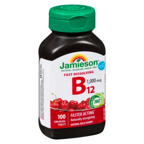 Jamieson - B12 1000mcg, 100 Each