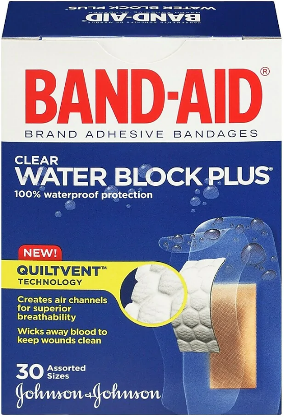 Band-Aid Water Block Plus Adhesive Bandages (30)