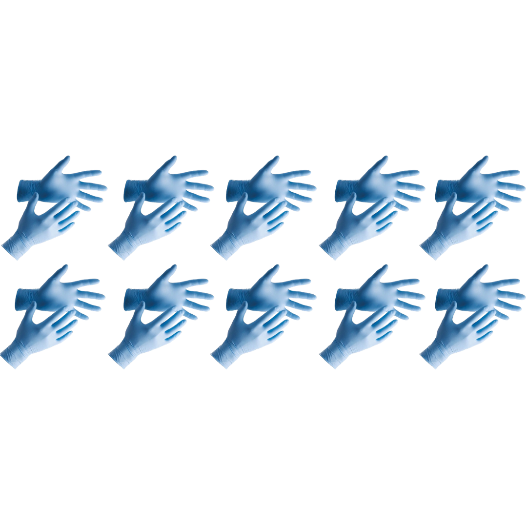 Nitrile Gloves Case | 10 Boxes - 1000 Gloves