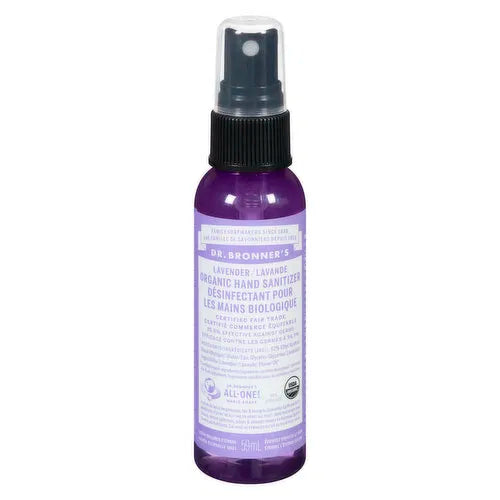 Dr. Bronner's - Organic Hand Sanitizer - Lavender, 59 Millilitre