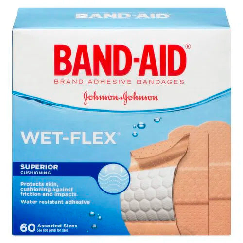 Band-Aid - Wet-Flex Bandages, 60 Each