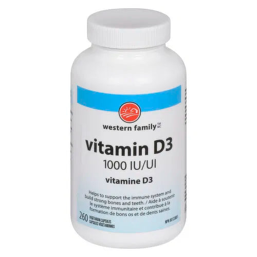 Western Family - Vitamin D Tablets, 260 Each