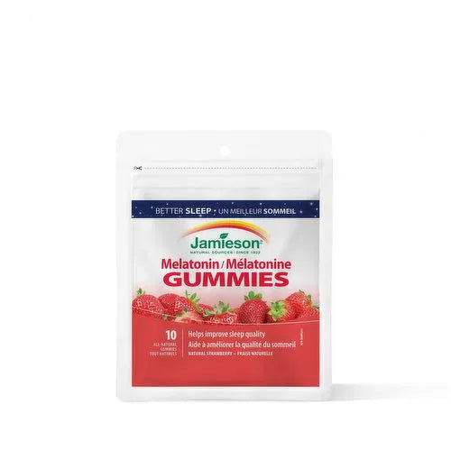 Jamieson - Strawberry Melatonin Gummies, 10 Each