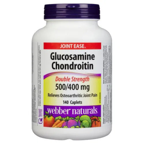 Webber Naturals - Glucosamine Chondroitin Complex 500/400mg, 140 Each