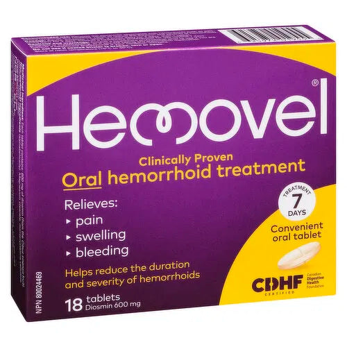 Hemovel - Hemorrhoid Treatment, 9 Each