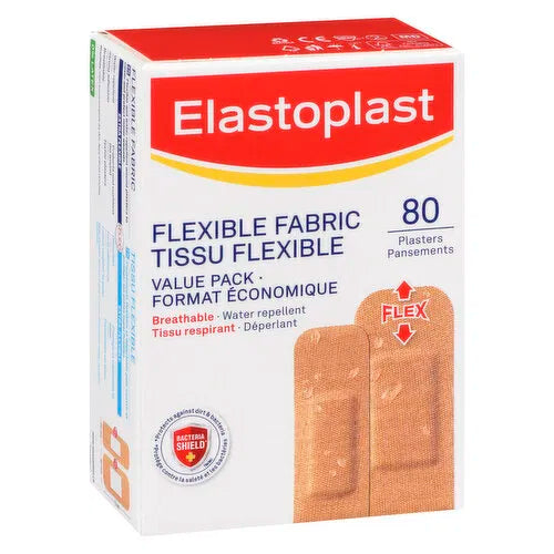 Elastoplast - Fabric + Plastic Variety Pk, 80 Each