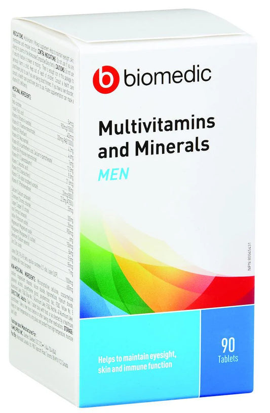 Biomedic Multivitamins and Minerals for Men (90 Tab)