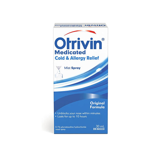 Otrivin Nasal Mist Spray Cold & Allergy Relief 30 mL
