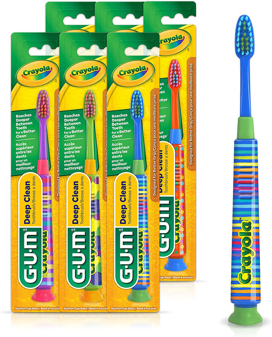 GUM Crayola Kid's Deep Clean Toothbrush