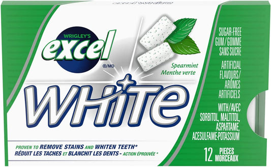 Excel White spearmint gum